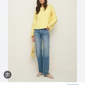 Reformation oversized long sleeve tee